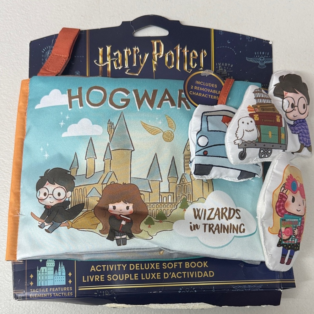 Warner Bros. Harry Potter Activity Deluxe Soft Book - Blue and Gold